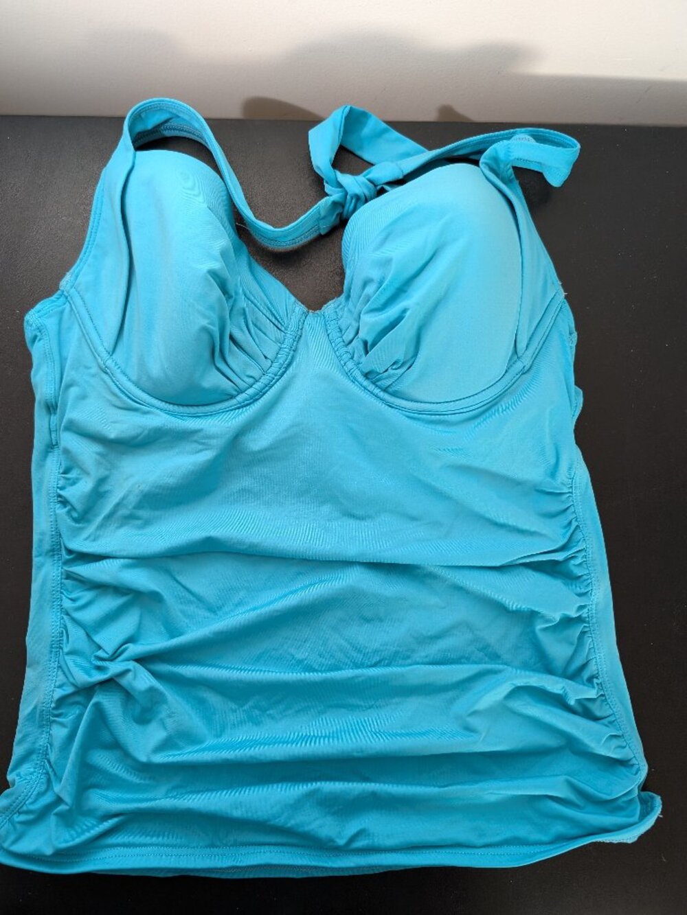 Tommy Bahama Turquoise Tankini Top M C/D & Swim Skirt L Set